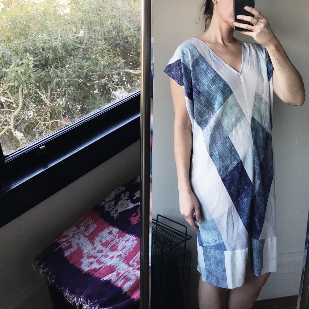 ⚡️SOLD⚡️Printed Silk Dress by The Podolls